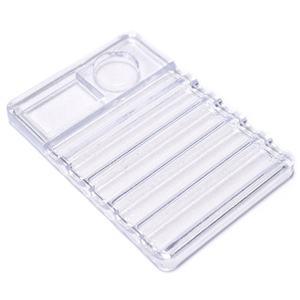 Professional Nail Art Palette Pen Holder 5-Grid Nail Art Mixing <b>Plate</b> and <b>Brush</b> Holder for Gel Polish Painting Acrylic Manicure - Product Image 3
