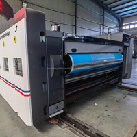 Machine de découpe à l'emporte-pièce à haute vitesse à 4 couleurs, machine d'impression automatique sur carton
