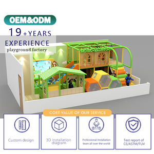 Non Toxic Kids Indoor Playground Equipment Soft Children Climbing Walls With Interactive LED Games - Product Image 2