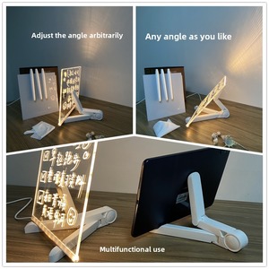 Schermo <span class=keywords><strong>LED</strong></span> Ricaricabile Fai-da-Te, Lavagna Acrilica <span class=keywords><strong>con</strong></span> Display, Colori Personalizzabili, Impermeabile IPX5, per Uso Esterno/Interno, Scuole, Parchi, Casa, Centro Commerciale - Product Image 4