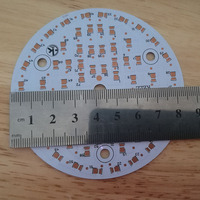 Circuit imprimé vierge PCB rond, taille carrée, taille mcpcb, utilisé pour les ampoules LED 3w 5w 7w 9w 12w 15w 18w