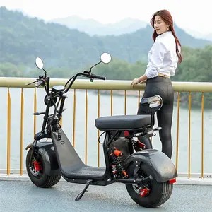 1500w 2000w 3000w 60v12ah/20ah锂电池便宜的城市可可脂肪轮胎电动踏板车街道法律/电动摩托车