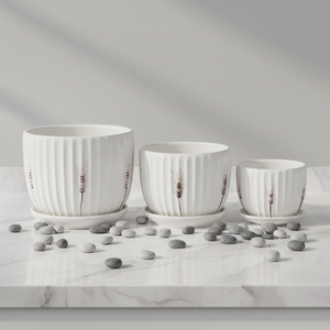 Pots et jardinières en céramique faits à la main pour plantes et fleurs - Product Image 2