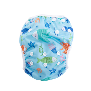 Culotte de bain réutilisable et respirante pour bébé, en tissu, pour <span class=keywords><strong>piscine</strong></span>, vente directe usine, <span class=keywords><strong>lavable</strong></span> - Product Image 3
