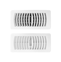 Lakeso Chine Vente en gros Ventilation Persienne ABS Air Vent Ceiling Wall Air Vent Outlet pour système HVAC