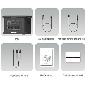 Charge super rapide 2400W LiFePO4 batterie au lithium Camping centrale solaire prise ue centrale électrique portable pour la maison d'urgence - Product Image 5