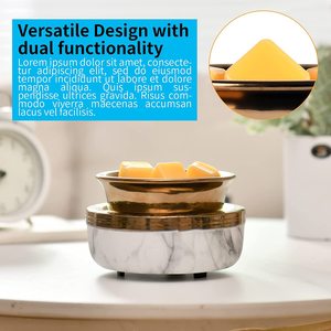 Chauffe-cire pour bougies, décoration d'intérieur, chauffe-cire pour bougies parfumées, plaque <span class=keywords><strong>chauffante</strong></span> en céramique, <span class=keywords><strong>lampe</strong></span> aromatique, huiles essentielles, <span class=keywords><strong>lampe</strong></span> à fusion de cire - Product Image 5