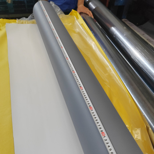 13OZ đen ra biểu ngữ <span class=keywords><strong>Flex</strong></span> màu xám trở lại biểu ngữ in ấn frontlit cho vật liệu in ngoài trời - Product Image 1