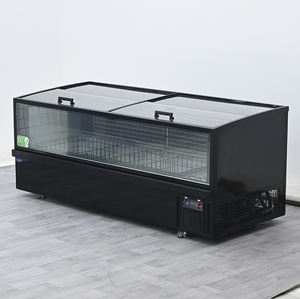 <span class=keywords><strong>Congélateur</strong></span> coffre horizontal <span class=keywords><strong>combiné</strong></span> pour supermarché commercial, type îlot, avec grande vitrine, pour aliments surgelés - Product Image 1