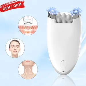 Metalen 7 In 1 V Shaper Elektrische Anti Rimpel Beauty Machine Ems Gezichtsmassage Rimpel Remover Machine Nek Gezicht Massageapparaat Op Te Tillen