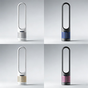 Bladeless <b>Fan</b> With Air Purifier Quiet Bladeless Tower <b>Fan</b> for Bedroom & Household Use With WiFi <b>Control</b> 8 Speeds Bladeless <b>Fan</b> - Product Image 6