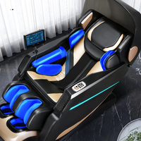 Meilleur fauteuil de massage Shiatsu électrique de luxe chinois 4D Deluxe Advanced, chauffage complet du corps, gravité zéro, Shiatsu, 2025 9d