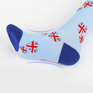Flag Print Compression Knee High <strong>Socks</strong> 15 Designs <strong>UK</strong> Italy Brazil France Germany Spain Patriotic Sports Fan <strong>Socks</strong> - Product Image 4
