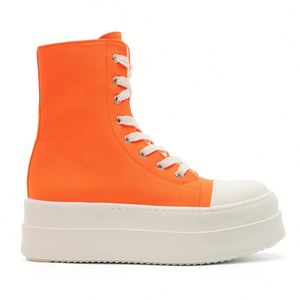 Bottes à enfiler de style formel rouges pour femmes et hommes à semelle épaisse et montantes - Nouvelle tendance toutes saisons - Product Image 6