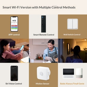 Lámpara de Noche LED Inteligente con WiFi, Control por Voz/Aplicación, Garantía de 3 Años, Luz de Noche Acrílica Blanca para Dormitorio - Product Image 4