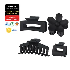 Wholesale Large Hair Claw Clips Strong Hold Matte Silicone Claw Hair Clips for Women Thick Hair & Thin