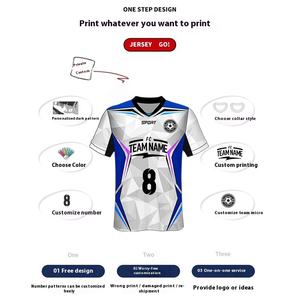 Tuta a sfera personalizzata per tutto il corpo con tessuto traspirante stampa di mappe di fabbrica per <span class=keywords><strong>abbigliamento</strong></span> da <span class=keywords><strong>calcio</strong></span> della squadra scolastica - Product Image 4