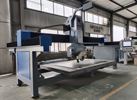 Scie à pont CNC 5 axes pour pierre avec moteur servo, haute productivité, machine de traitement de comptoirs de cuisine
