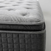Matelas en latex naturel Queen Size Euro Top compressé, 12 pouces, pour lit King Size et Full Size, durable, pour chambre à coucher