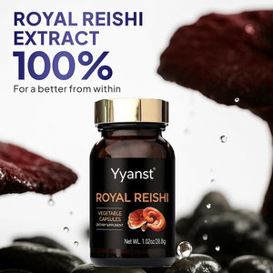 Cápsulas de extracto de Reishi de marca privada de alta calidad para el equilibrio del sistema inmunológico, la salud del hígado, la desintoxicación y la protección antioxidante. - Product Image 2
