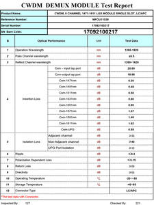 סין יצרן Mux & Demux ABS מודול 8CH CWDM עבור הטלקום רשת תקשורת WDM - Product Image 3