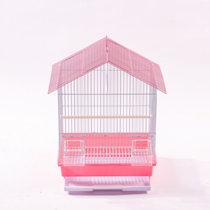 Cages à oiseaux de grande, moyenne et petite taille pour perruches, transporteurs métalliques pliables en fer et acier, nichoirs pour toutes les oiseaux de reproduction, boîtes pour animaux - Product Image 3