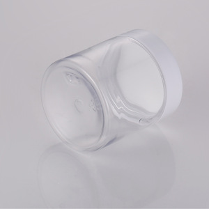 Transparent Pet Cream <b>Jar</b> 60mm Diameter Round Cosmetic Container For Face Cream 60ml Capacity HC-036 - Product Image 2