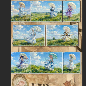 Tablero de Arte con Estilo de Pintura Mundialmente Famosa, Impresión a Todo Color, Personalizable, Decoración de Escritorio con Personajes de Anime, Juego de Mesa - Product Image 2