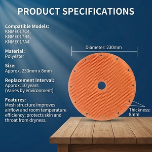 Filtre humidificateur de remplacement KNME017C4 KNME017B4 compatible avec les purificateurs <span class=keywords><strong>d</strong></span>'<span class=keywords><strong>air</strong></span> des séries ACK55 MCK55 MCK70 TCK55 - Product Image 4