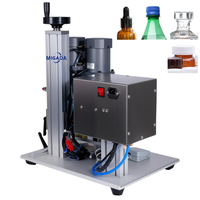 Machine de capsulage pneumatique de bureau de fabrication chinoise pour boissons, shampoings, liquides visqueux, pour bouteilles en verre, produits chimiques et parfums