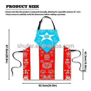 Delantal con la Bandera de <span class=keywords><strong>Puerto</strong></span> <span class=keywords><strong>Rico</strong></span> para Personal de Cafetería y <span class=keywords><strong>Bar</strong></span>, Impresión de Logotipo Personalizado, Diseño Profesional con Bolsillos, Herramientas, Delantal Ajustable - Product Image 4
