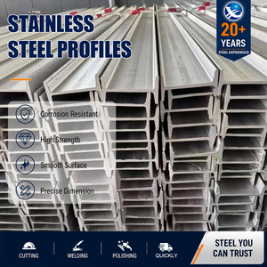 EN 10088 410 Hot Rolled #18 8m High Load-Bearing Capacity BA Finish 310S Stainless Steel H Beam for Machinery Base - Product Image 1