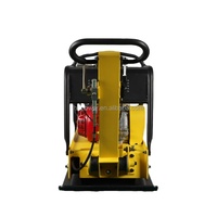 Compacteur à plaques réversible pour moteur à essence diesel personnalisé OEM Machines routières 38KN Compacteur à plaques manuel compact pour le sol