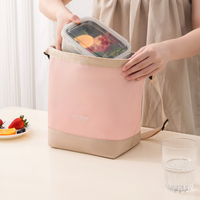 Isolierte Lunchbox-Tragetasche, einlagige Bento-Tasche mit tragbarer Kälteisolierung für Reis und Mittagessen.