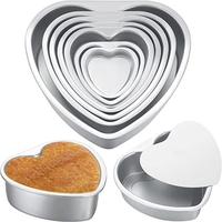 4 pouces 6 pouces 8 pouces Moule à gâteau Love Moule à gâteau au fromage en forme de coeur