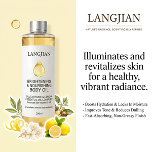 <span class=keywords><strong>Huile</strong></span> Corporelle Éclaircissante au Collagène, Riche en Vitamine E Bio, Hydratation Intense, Unifie le Teint, avec Pépins de Raisin et <span class=keywords><strong>Arbre</strong></span> <span class=keywords><strong>à</strong></span> <span class=keywords><strong>Thé</strong></span> pour Peaux Sèches - Product Image 2