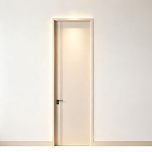 Porte Interne in Legno di Produzione Cinese, Porte Invisibili con Apertura Laterale per Soggiorno e Camera da Letto Principale, per Appartamenti Commerciali e Supermercati - Product Image 1