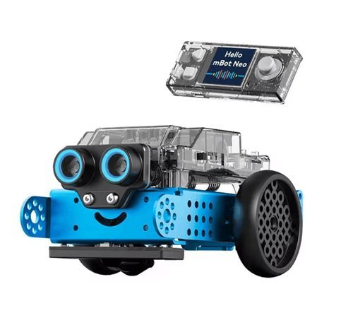 Makeblock MBot2 STEM Coding Robotics Kit with CyberPi Beginner Support Scratch Python Programming Remote Control Toy Car