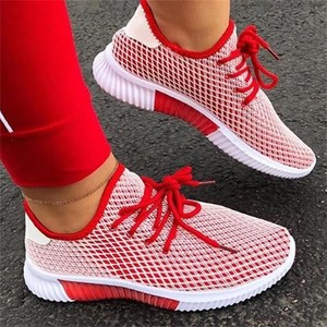 Nuevo planos ocasionales <span class=keywords><strong>de</strong></span> las mujeres Zapatos transpirables Zapatos Tenis <span class=keywords><strong>Mujer</strong></span> <span class=keywords><strong>de</strong></span> plataforma cómodos zapatillas <span class=keywords><strong>de</strong></span> deporte - Product Image 2