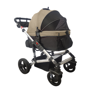 Poussette pour animaux de compagnie Pet Gear <span class=keywords><strong>Double</strong></span> Jogger pliable et réglable à 4 roues en aluminium avec boucle de sécurité et design confortable - Product Image 1