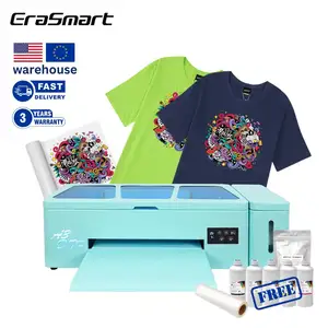 EraSmart Automatic Digital Multifunction 13 Inch A3 30cm DTF Printer T Shirt Heat Transfer Printing Machine For Small Business