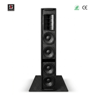 Système de sonorisation Line Array actif 2400W, enceintes de monitoring professionnelles pour scène, enceintes colonne pour concerts en extérieur, caisson de basses amplifié, étanche