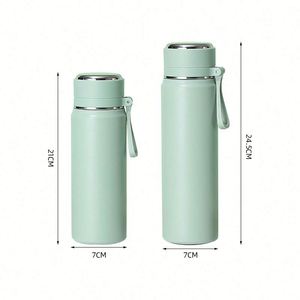 Vaso Personalizado de Doble Pared y Aislamiento al Vacío, Botella de Agua Aislada de Acero Inoxidable SS304, Venta al por Mayor, Botella Personalizada de 500 ml con Forma Personalizada - Product Image 1