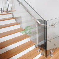 Forte l'installation de garde-corps en verre sans cadre robinet pince 12mm16mm porte-verre accessoires pour balustrade de balcon en verre