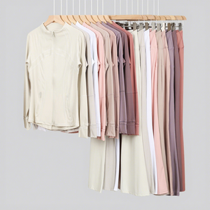 Completo Set Yoga 2 Pezzi Traspirante: Famosa Giacca, Leggings Lemon, Felpa con Cappuccio, Reggiseno Sportivo, Pantaloncini e Tuta Intera - Product Image 2