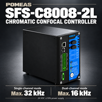 Contrôleur confocal chromatique POMEAS SFS-C8008-2L avec Ethernet, USB, RS485 et entrée d'encodeur AB/ABZ