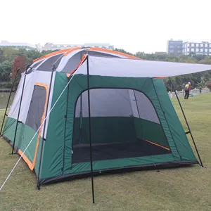 Ty厂家直接提供户外自动快开帐篷5-8人防雨户外沙滩野营帐篷