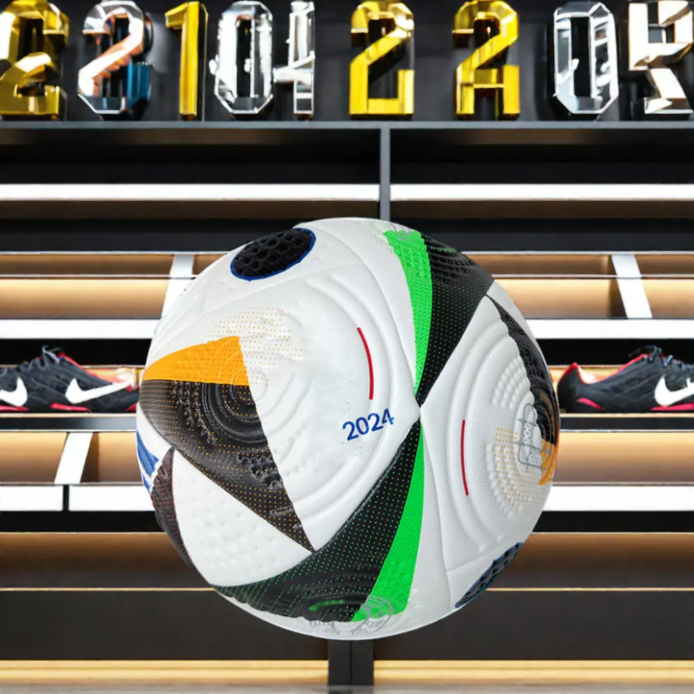 Balones de fútbol Euro 2024 Tamaño 5 Nuevo Material de PU Tecnología de Unión térmica Balones de fútbol