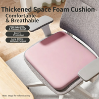 Coussin de siège en mousse à mémoire de forme, épais, pour chaise de bureau, à récupération lente, confort toutes saisons pour la maison, le bureau et la salle à manger
