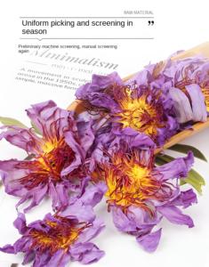 Hữu Cơ Khô Màu Xanh Hoa Sen Trà May Mắn Sự Giàu Có Hoa Với Hương Thơm Sức SỐNG Của Da - Product Image 4